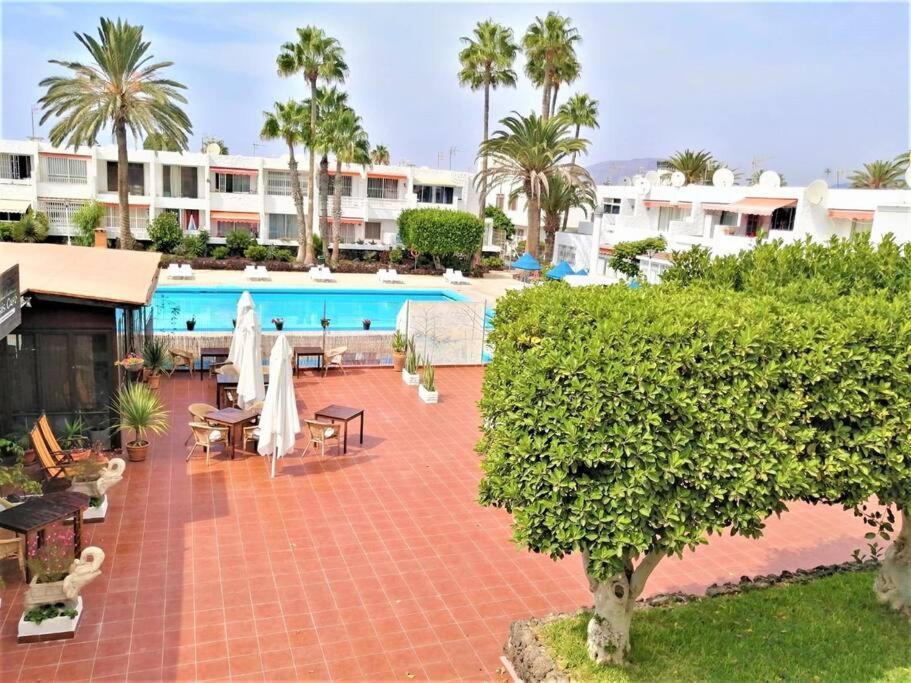 Cozy One Bedroom Apartment With Spacious Terrace. Pool And Garden View Costa Del Silencio Exteriör bild